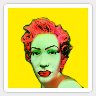 warhol marilyn 3 Sticker